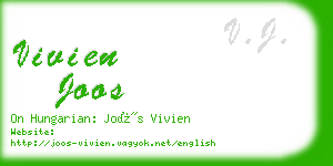 vivien joos business card